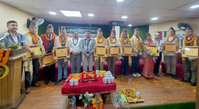 इलामका १६ विशिष्ट व्यक्तित्वलाई बधाई तथा सम्मान