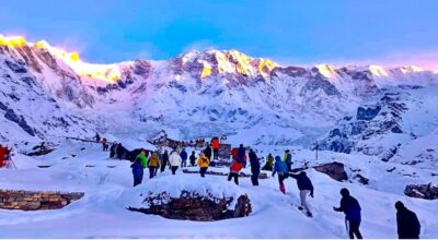 एक महिनामा ४८ हजार पर्यटक अन्नपूर्ण क्षेत्रमा भित्रिए