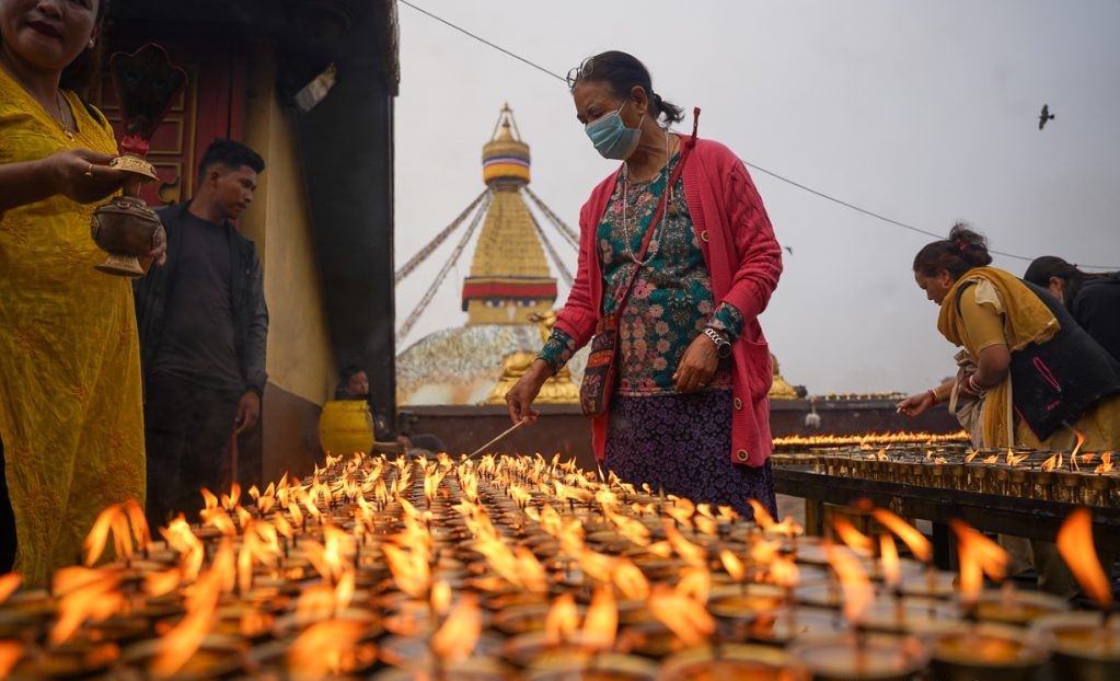 बुद्धजयन्तीः भक्तजनद्वारा पूजाअर्चना